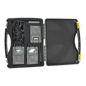 Lot Of 3 BOYA BY-WM8 Pro-K2 UHF Dual-Channel Wireless Microphone System